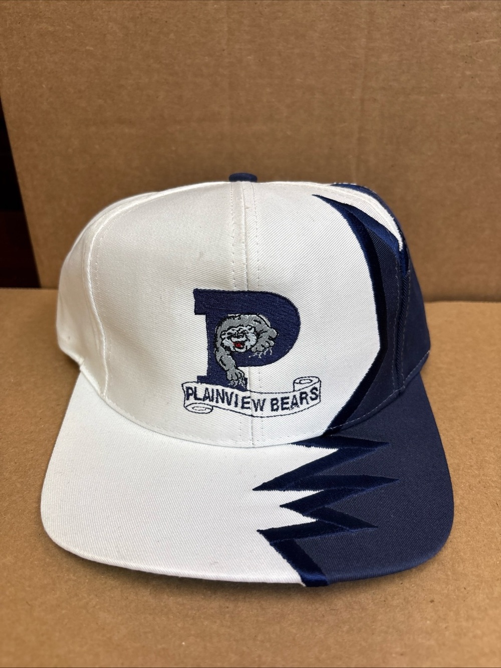 Vintage Plainview Bears Alabama High School Diamond Cut Strapback Hat Cap
